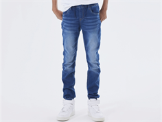 Name It dark blue denim slim sweat jeans